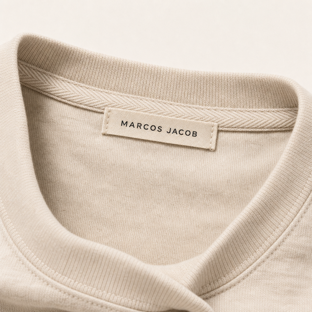 Woven label detail