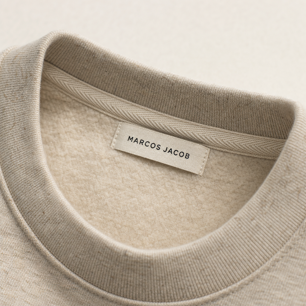 Woven label detail