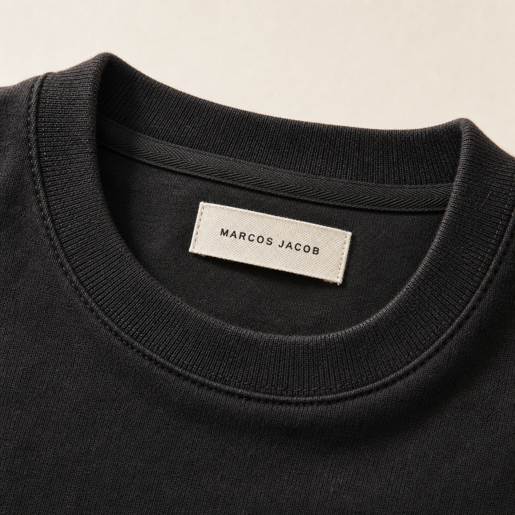 Woven label detail