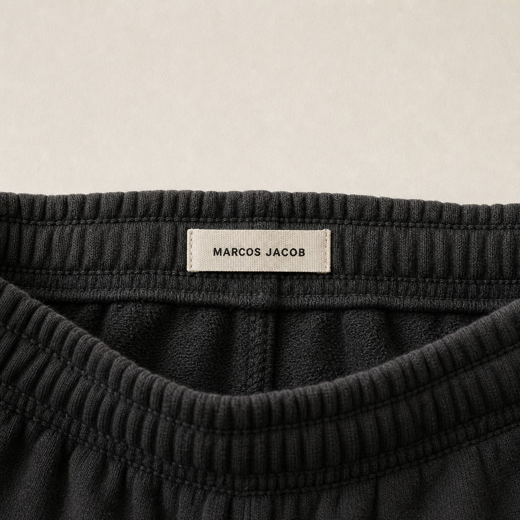 Woven label detail