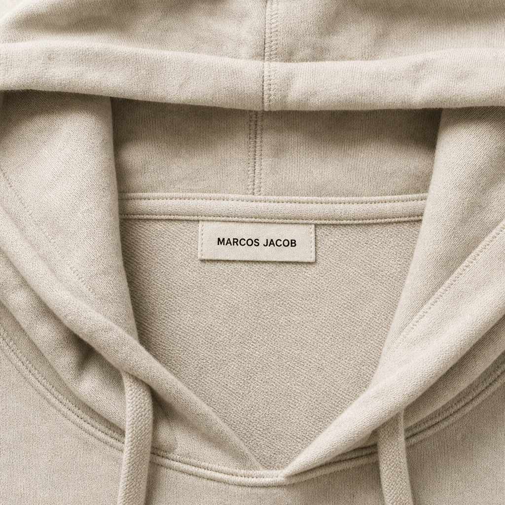 Woven label detail